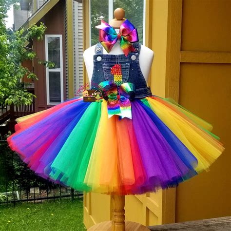 Rainbow tutu rainbow birthday outfit neon outfit rainbow birthday shirt ...