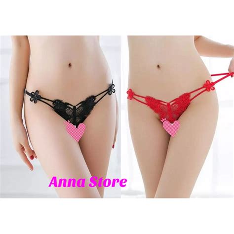 Ready Stock Anna Lingerie Sexy Lace Love Heart Sexy Gstring Colors Shopee Malaysia