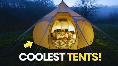 Innovative Tents For Festivals And Camping In Youtube