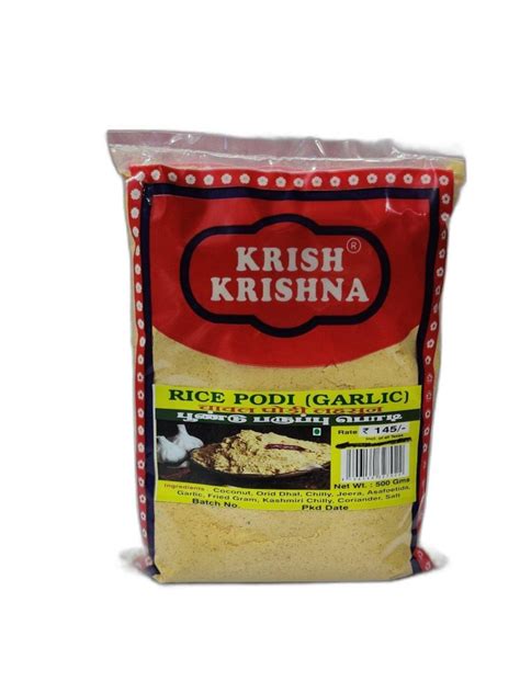 Gm Garlic Rice Podi Packaging Type Packet Powder Rs Packet