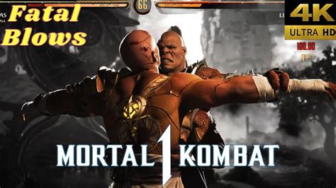 Mortal Kombat 1 All Fatal Blows Youtube