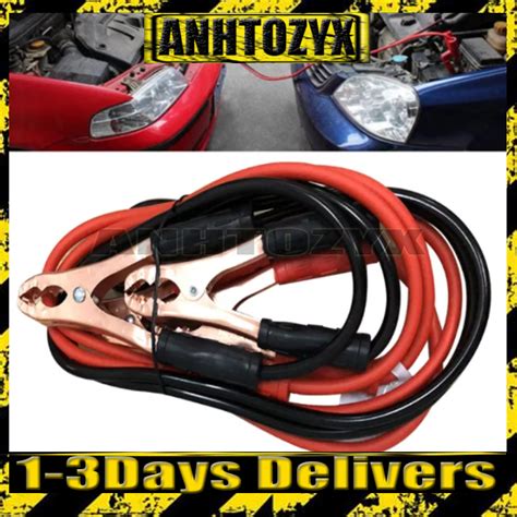 Heavy Duty 2000amp 4m Car Battery Jump Leads Booster Cables Jumper