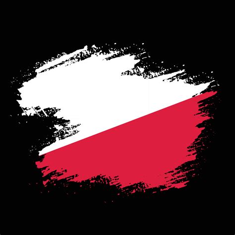 Vintage style Poland flag vector design 16853326 Vector Art at Vecteezy