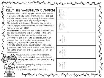 SWBST Worksheet: FREEBIE! by Sleepless In Second Grade | TPT