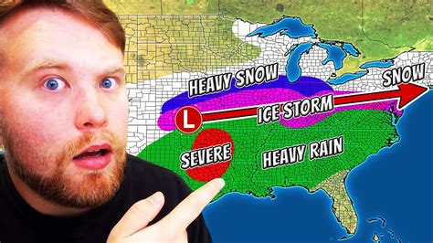 Upcoming Massive Winter Storm Heavy Snow And Ice Severe Weather Youtube