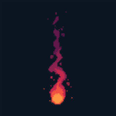 Egor Filimonov Comet Pixel Art