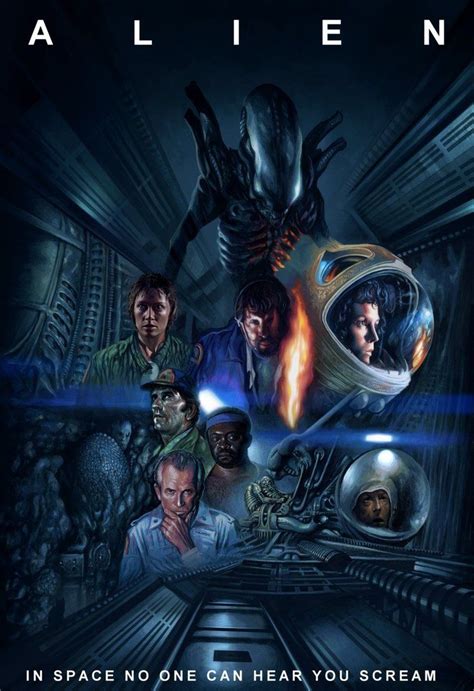 Ridley Scott S Alien Movie Poster Artwork Alien Movie Poster