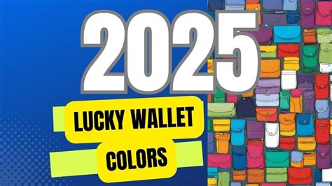 2025 Lucky Wallet Colors Attract Abundance With Feng Shui Magic YouTube