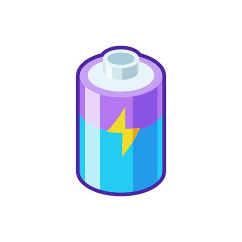 Premium Vector Battery Icon Vector Flat Style Illustration