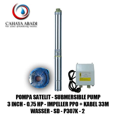 Jual Pompa Submersible Wasser Inch Hp Kabel M Sd