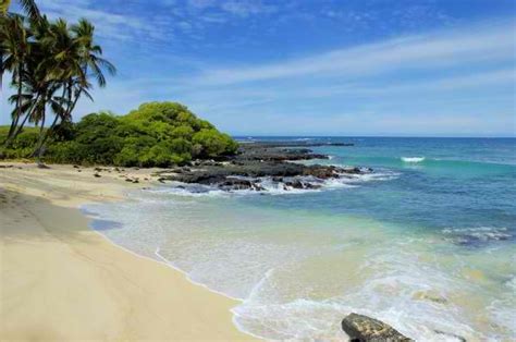 Kekaha Kai Beach Park A Series Of Beautiful White Sand Beaches In