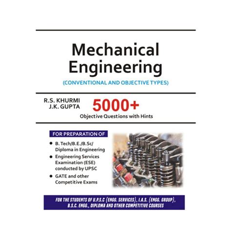 Mechanical Engineering Conventional And Objective Types By RS