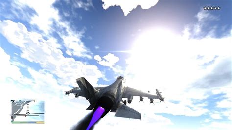 Stealing A Jet From Military Base In Gta Youtube