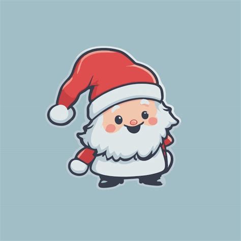 Vector De Desenhos Animados De Papai Noel Vetor Premium Gerado Ia