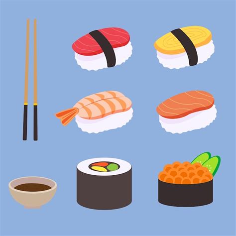 Premium Vector Japanese Food Sushi