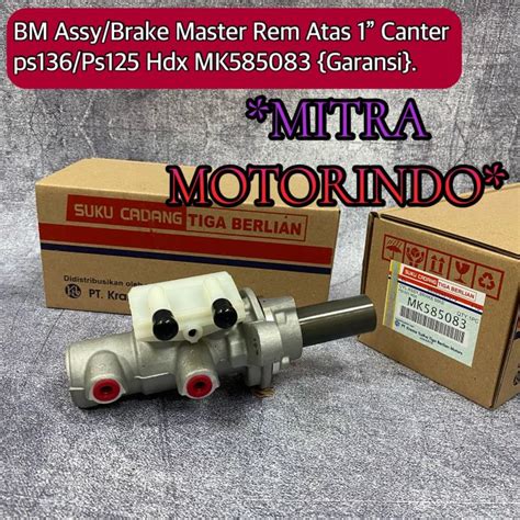 Bm Assy Brake Master Rem Atas Canter S Ps Hdx Mk Garansi