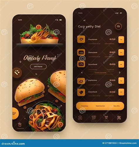 Food Delivery Mobile App Kit Template Material Design Ui Ux And Gui