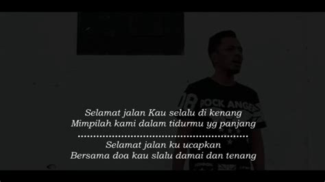 Thox Epon Selamat Jalan Official Lv Youtube