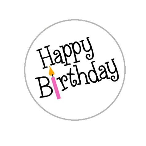 Happy Birthday Sticker Etsy