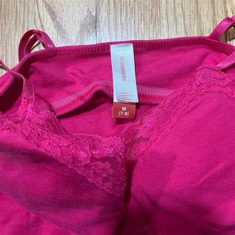 Hot Pink Y K No Boundaries Cami Lace Trim Girls Depop