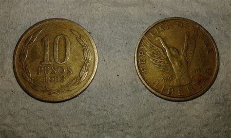 Moneda Chilena 10 Pesos 1986 2 000 En Mercado Libre