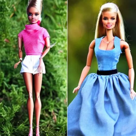 A Girl That Looks Like A Barbie Doll Turned Human Stable Diffusion