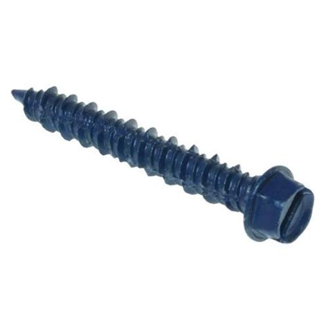 Metallics Csh30f Blue Slotted Self Tapping Concrete Screw Anchor 14