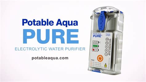 Potable Aqua® Pure Electrolytic Water Purifier How To Purify And