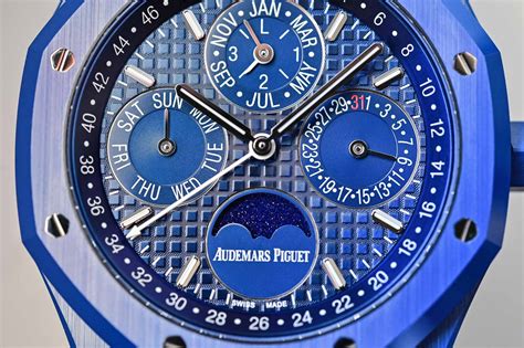 Hands On The Blue Ceramic AP Royal Oak Perpetual Calendar 26579CS