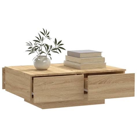 VidaXL Couchtisch Sonoma Eiche 90x60x31 Cm Holzwerkstoff VidaXL De