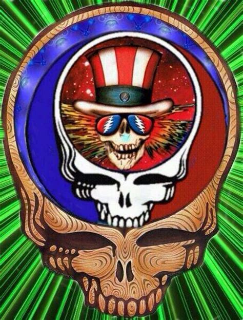 Uncle Sam Stealie Grateful Dead Poster Grateful Dead Shows Grateful