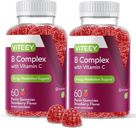 Vitamin B Complex Gummies For Adults With Vitamin C B6