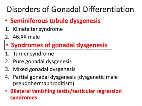 Disorders Of Sex Development PPTX