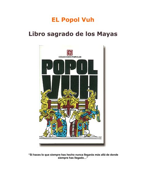 Popol Vuh Pdf