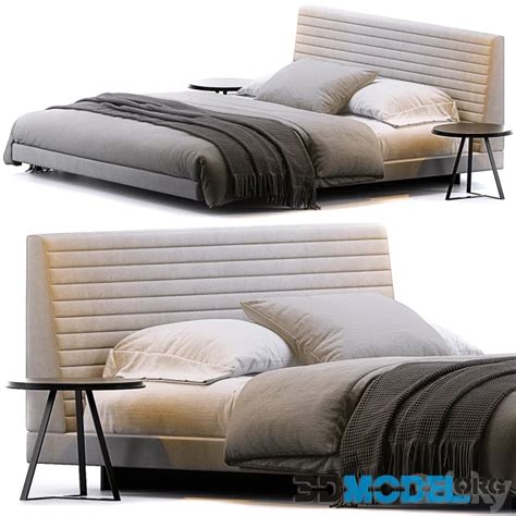 D Model Roger Bed By Minotti