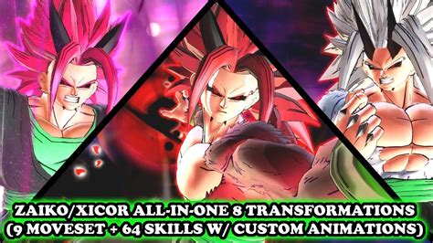 Xicor Transformations All In One Movesets Skills W Custom