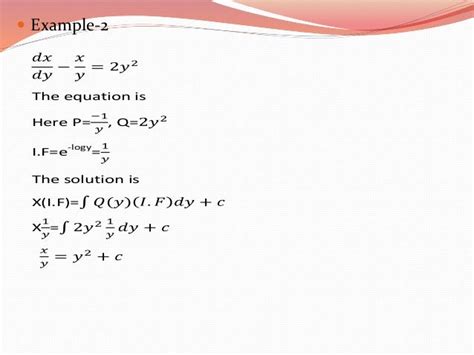 Linear differential equation