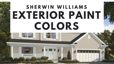 Top Sherwin Williams Exterior Paint Shades - Home Decor