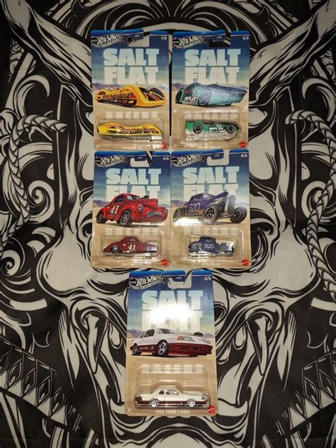 Hot Wheels Model Car Hot Wheels Silver Series Salt Flat Racers Salt Flat Racers