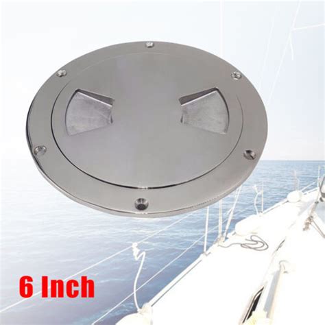 6 Inch 316 Marine Grade Stainless Steel Boat Deck Plate Hatch 6 Heavy