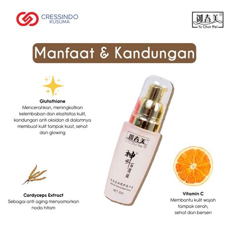 Jual Yu Chun Mei Cordyceps Whitening Kit Serum K Gold Cleanser