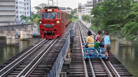 Riding Cheapest Rail Trolleys Of Philippines Youtube