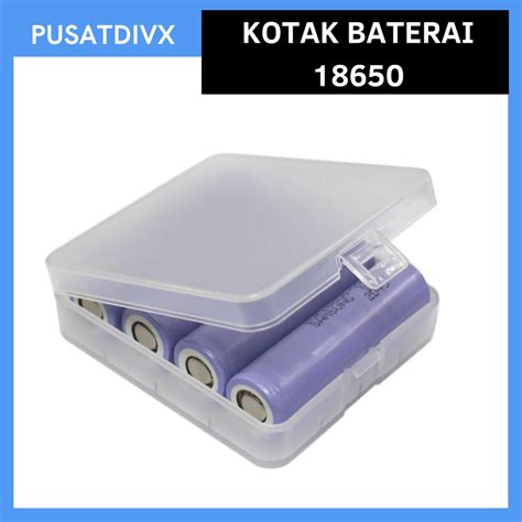 Jual SANJI KOTAK BATERAI 4 SLOT 18650 TEMPAT BOX PLASTIK MULTIFUNCTION