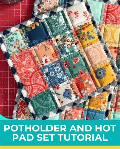 Potholder And Hot Pad Set Tutorial
