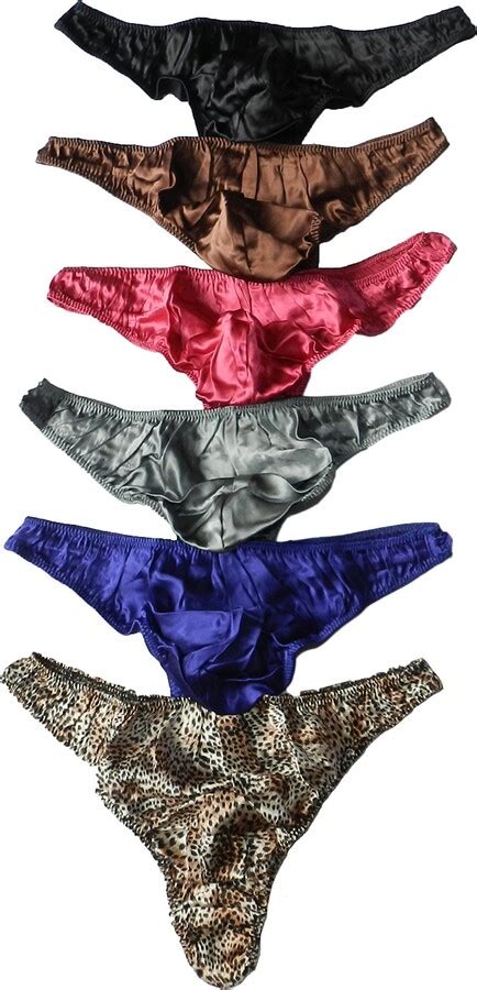 Qianya Silk 100 Silk Men S Bikini Briefs 6 Pairs In One Economic Pack XL ShopStyle
