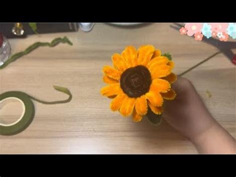 Diy Pipe Cleaner Flowers How To Make Mini Sunflowers With Pipe