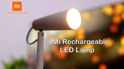 Mi Rechargeable Led Lamp Unboxing Review In Telugu Youtube