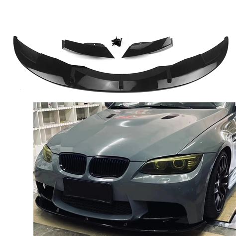 Front Bumper Spoiler Lip For BMW E90 E92 E93 M3 2007 2013 Base Coupe