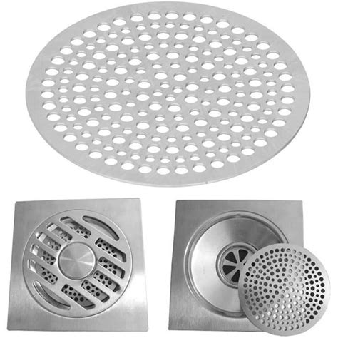 Grille D Vacuation De Douche Ronde Anti Blocage En Acier Inoxydable