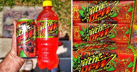 Mountain Dew Flamin' Hot Is Now Available and I'm Not Sure Why